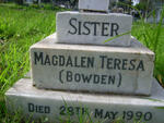Sister Magdalen Teresa Bowden-1990