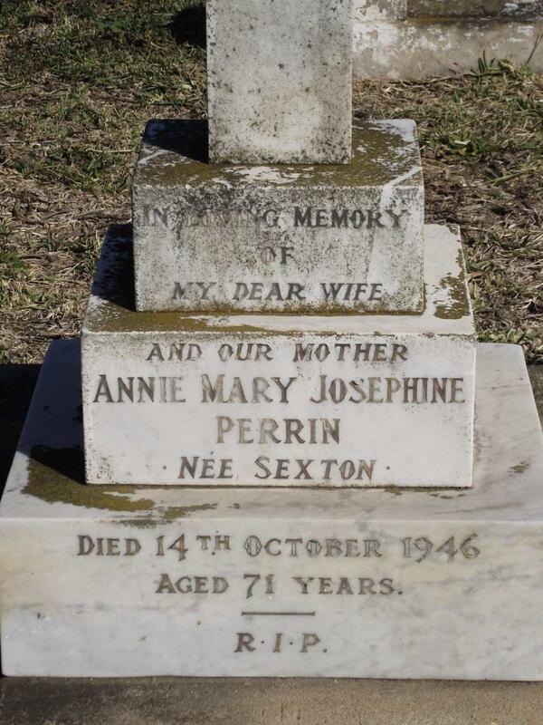 PERRIN Annie Mary Josephine nee SEXTON -1946