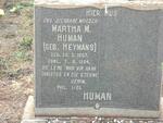 HUMAN Martha M. nee HEYMANS 1867-1954
