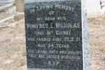 NICHOLAS Winifred E. nee McCUIRE -1951