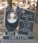 GREYLING Maria nee DE WET 1948-1993
