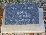 ROUX Daniel Petrus 1865-1923