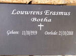BOTHA Louwrens Erasmus 1959-2008