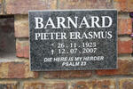 BARNARD Pieter Erasmus 1925-2007