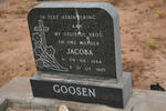 GOOSEN Jacoba 1944-1987