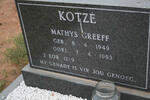 KOTZÉ Mathys Greeff 1949-1993