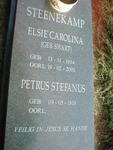 STEENEKAMP Petrus Stefanus 1933- & Elsie Carolina SWART 1934-2003