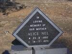 NEL Alice 1892-1973