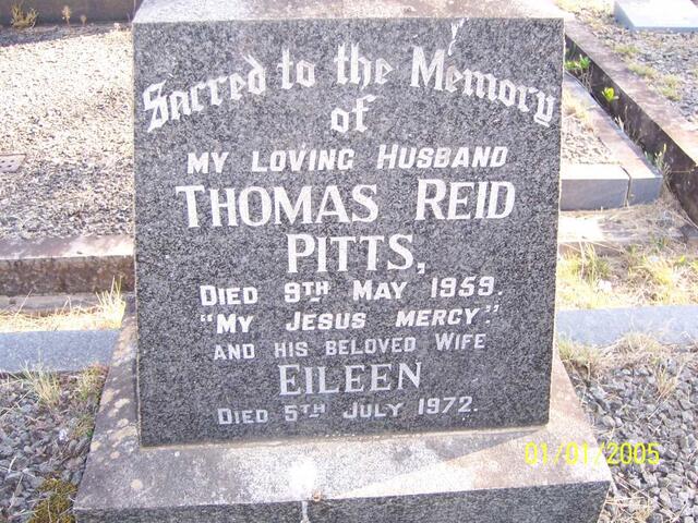 PITTS Thomas Reid -1959 & Eileen -1972