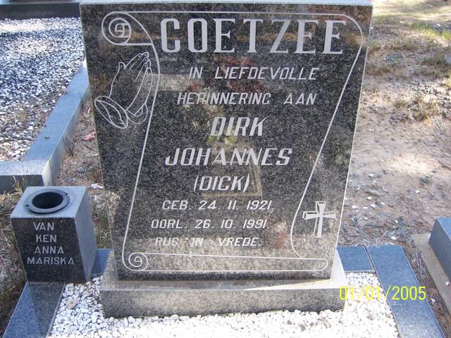 COETZEE Dirk Johannes 1921-1991