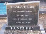 HUNDLEBY Constance Mary  1904-1987