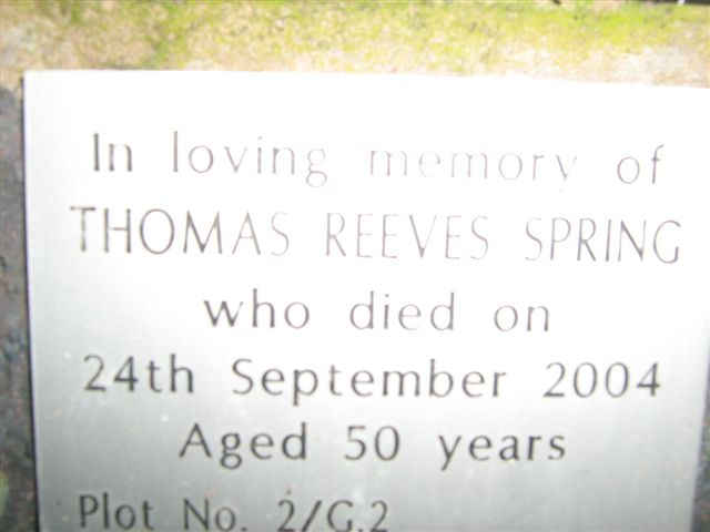 SPRING Thomas Reeves -2004