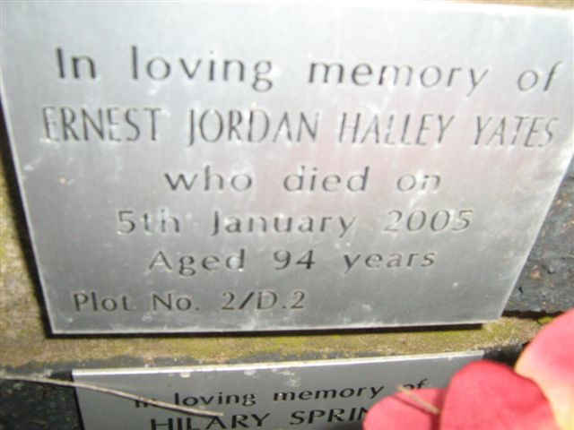 YATES Ernest Jordan Halley -2005