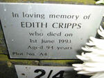 CRIPPS Edith -1993