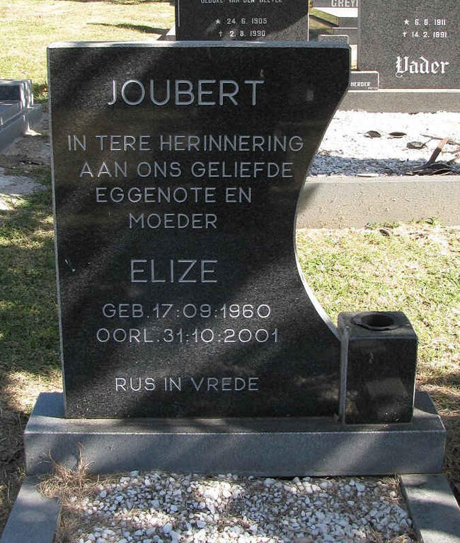 JOUBERT Elize 1960-2001