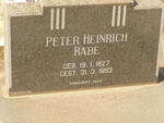 RABE Peter Heinrich 1827-1893