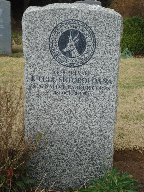 SETOBOLOANA J. Tefu -1918