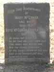 McCOWAN Mary nee BOYD 1855-1937 :: COOPER Boyd McCowan 1921-1942