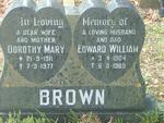 BROWN Edward William 1904-1989 & Dorothy Mary 1911-1977