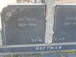 HOFFMAN N.G.M. 1884-1984 & C.J.P. 1898-1966
