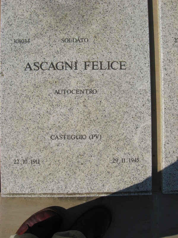 ASCAGNI Felice 1911-1945