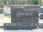 FOURIE Fred 1895-1978 & Winnie 1903-1984
