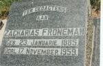 FRONEMAN Zacharias 1885-1959