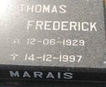 MARAIS Thomas Frederick 1929-1997