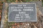 EARLE Carolina Fredrika 1962-1963