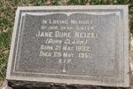 NEIZEL Jane Duke nee CLARK 1892-1951