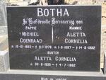 BOTHA Michiel Coenraad 1893-1976 & Aletta Cornelia 1897-1992 :: BOTHA Aletta Cornelia 1935-1992