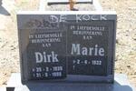 KOCK Dirk, de 1926-1998 & Marie 1932-