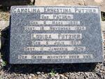 PUTZIER Carolina Ernestina nee PATSCH 1852-1934 :: PUTZIER Louisa 1867-1936
