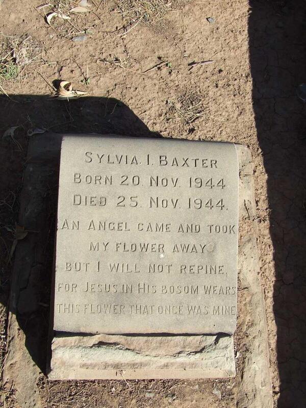 BAXTER Sylvia I. 1944-1944