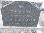 MULLER Dorothea A. 1904-1979