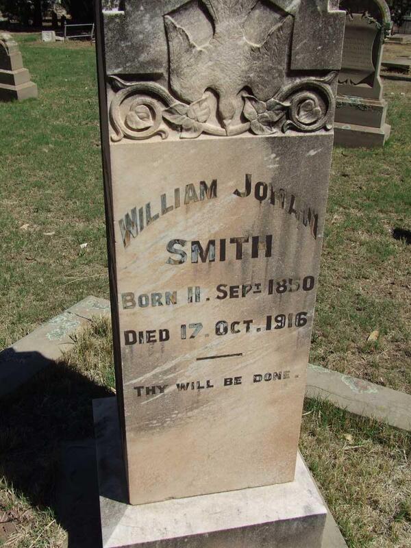 SMITH William Johan 1850-1916
