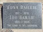 BAILLIE Leo 1905-1994 & Edna 1912-1976