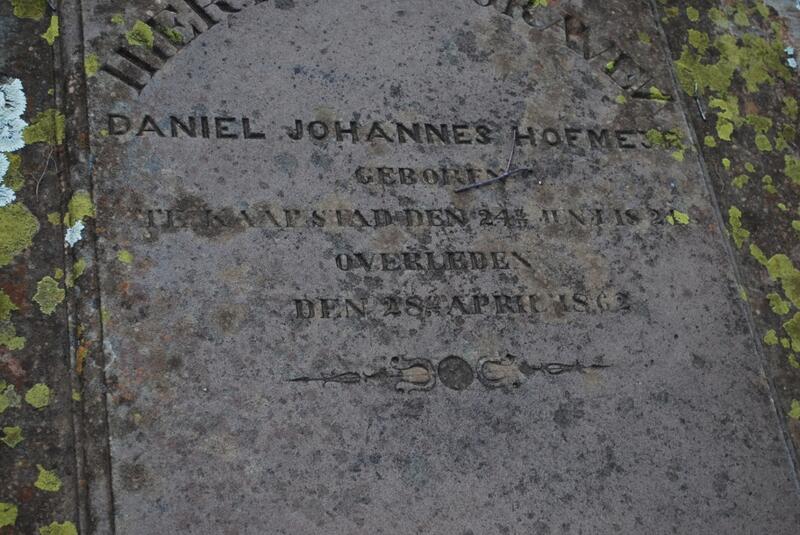 HOFMEJR Daniel Johannes 1821-1862