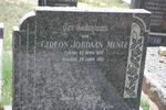 MENTZ Gideon Jordaan 1877-1951