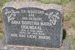 ODENDAAL Anna Dorothea Maria 1932-1948