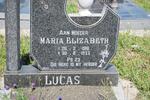 LUCAS Maria Elizabeth 1916-1977