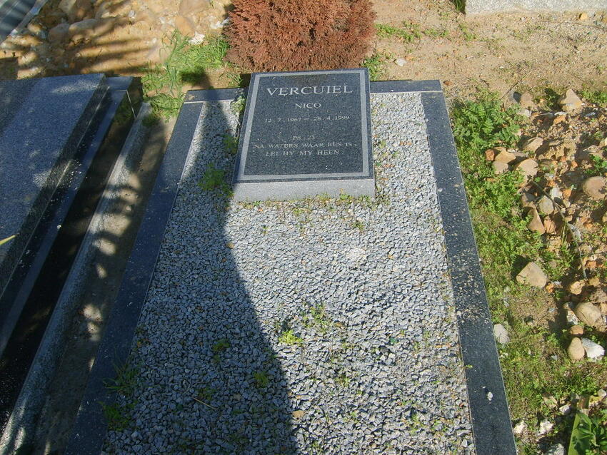 VERCUIEL Nico 1967-1999