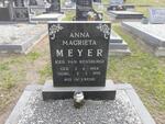 MEYER Anna Magrieta nee VAN RENSBURG 1904-1995