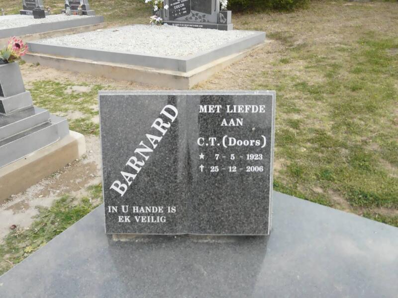 BARNARD C.T. 1923-2006