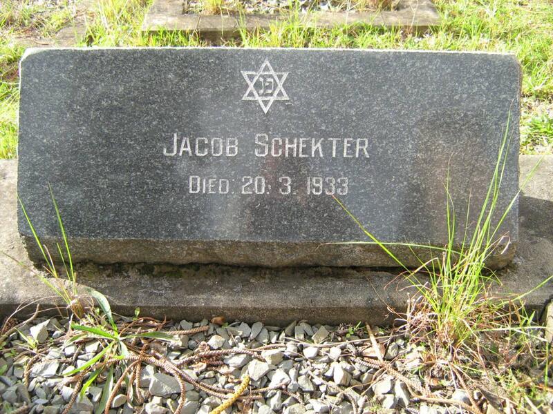 SCHEKTER Jacob -1933