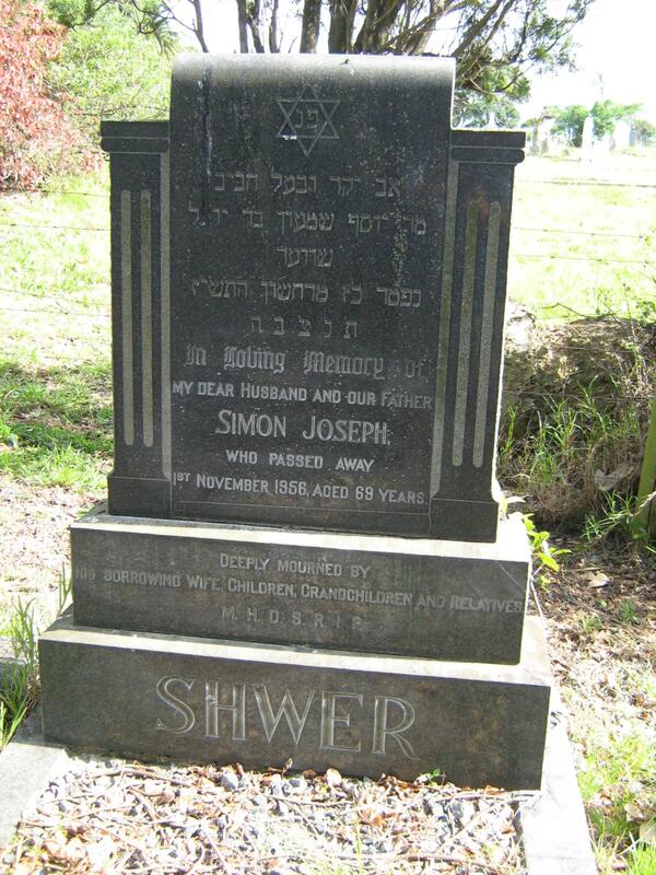 SHWER Simon Joseph -1956