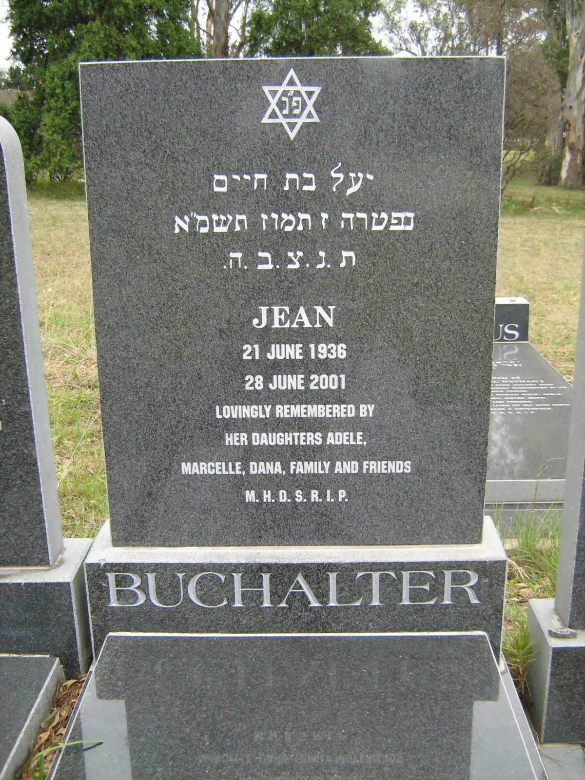 BUCHALTER Jean 1936-2001