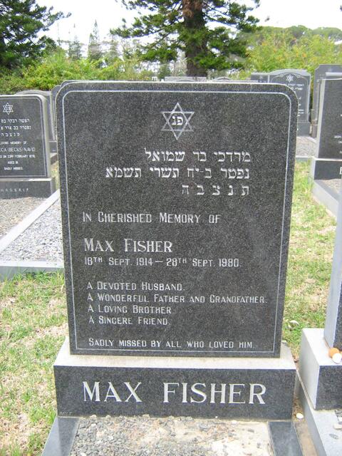 FISHER Max 1914-1980
