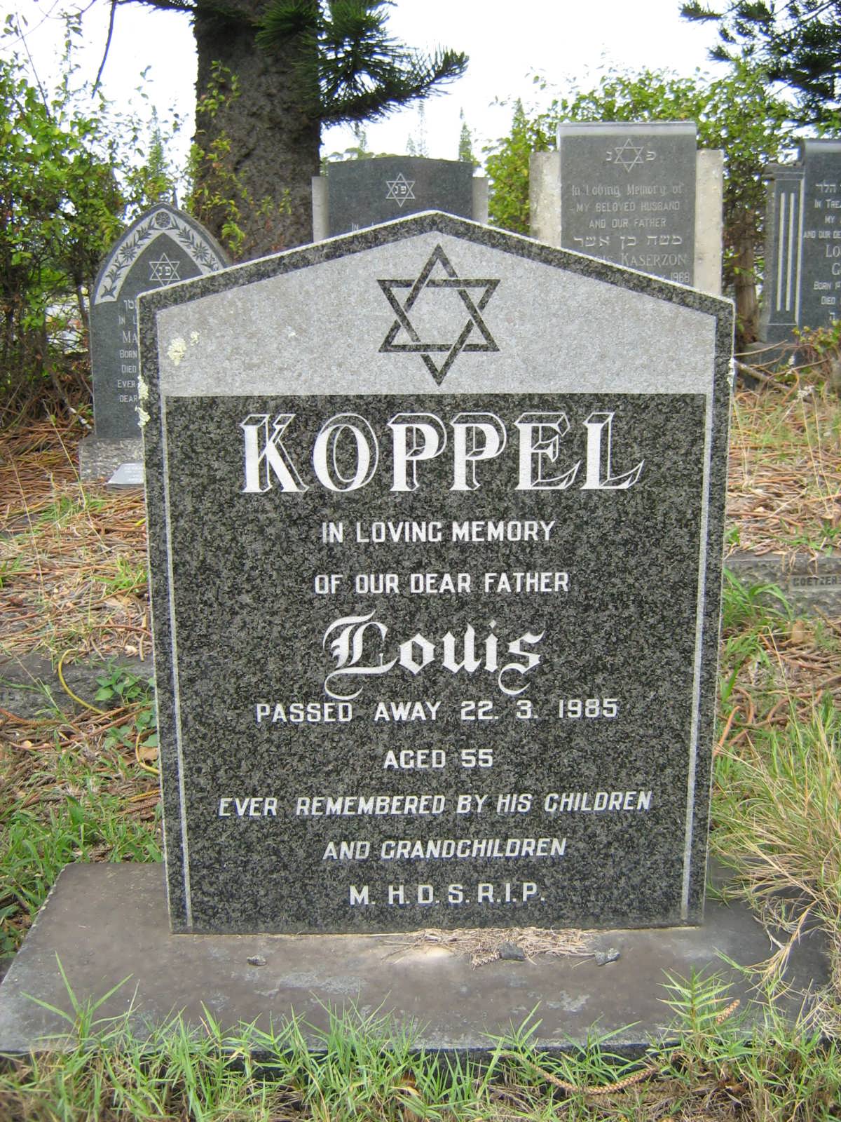 KOPPEL Louis -1985