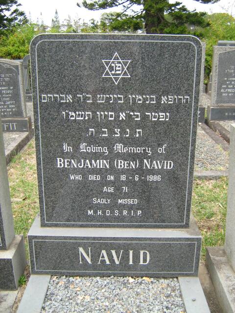 NAVID Benjamin -1986 